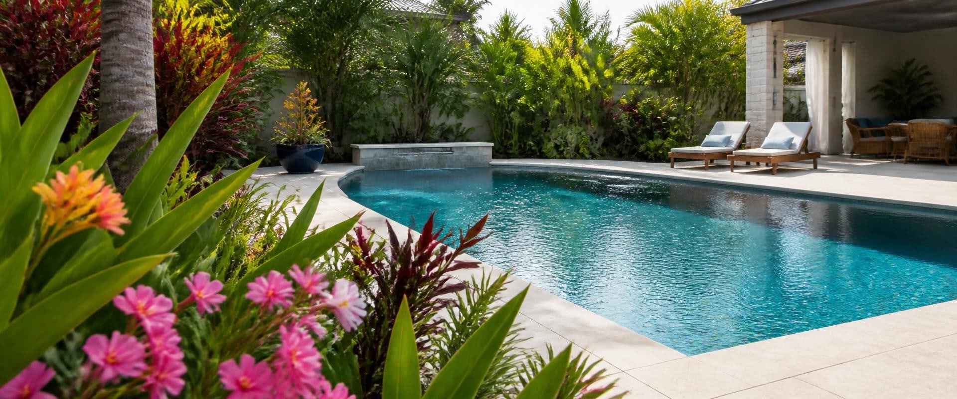 Enhancing Your Backyard Oasis with Poolside Plants and Flowers