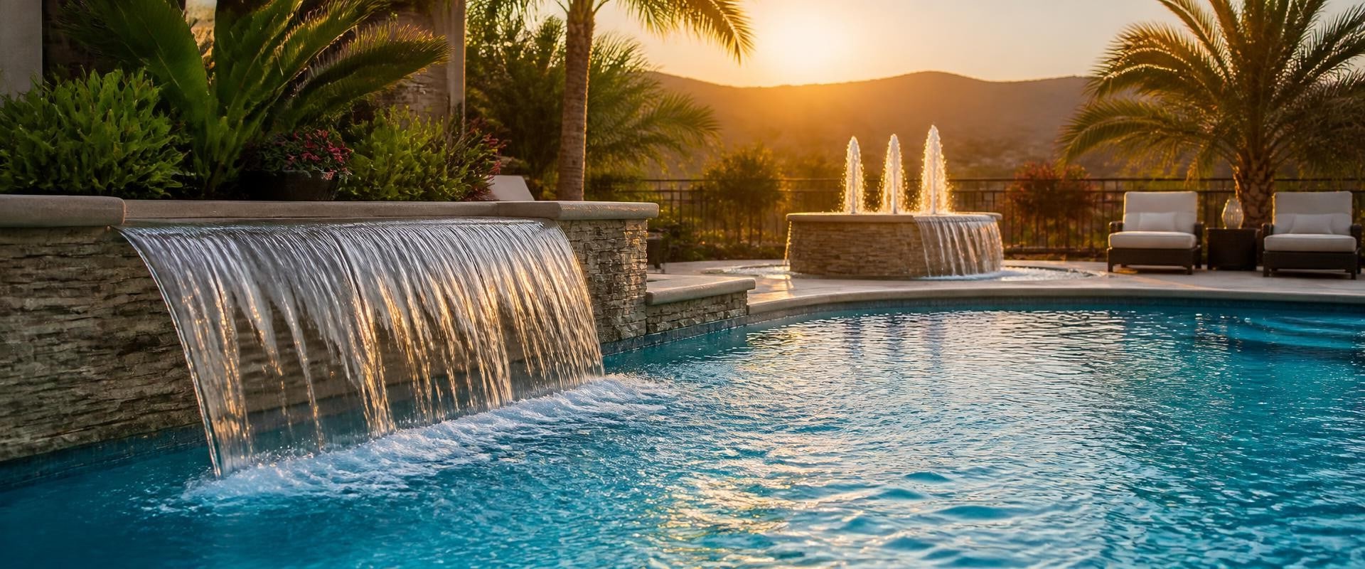 Enhancing Your Pool with Waterfalls and Fountains